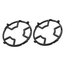 2pcs Gas Stove Wok Ring Cast Iron Rack for Stable Cooking and Heat Control