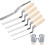 6 Pcs Pointer Trowel Set,Pointing Trowel Brick Jointer Cement Tool,Mortar Repair and Masonry Tools for Pointing 1