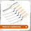 6 Pcs Pointer Trowel Set,Pointing Trowel Brick Jointer Cement Tool,Mortar Repair and Masonry Tools for Pointing 5