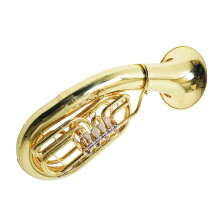 Professional Bb Euphonium 4 Valve Brass for Band Performance with Clear Tone and Comfortable Rim