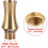 Fountain Nozzle 1/2 Inch Threaded Adjustable Spray Head for Garden Pond Water Feature 5