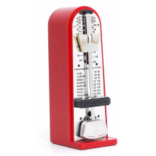 Mechanical Metronome Adjustable Tempo 40208 BPM Loud Clear Click Red for Piano Guitar Violin