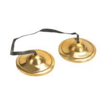 Tingsha Cymbals Tibetan Meditation Bells 6.5cm with Clear Resonant Tone and Authentic Tibetan Symbols for Yoga