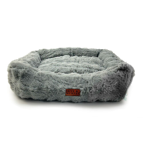 HugglePets (Large, Grey) HugglePets Skye & Murphy Plush Lounger