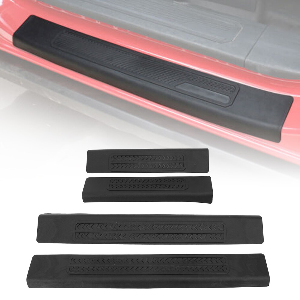 4Pcs Tpe Door Sill Protector For Bronco 2021-2024 4 Doors Scratch Shield 7891383111666
