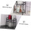 Two Tier Kitchen Storage Rack Adjustable Cookware Organizer Shelf with Durable Iron Frame Black 2
