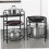 Two Tier Adjustable Pot Rack Pan Organizer with Detachable SpaceSaving Design for Kitchen Storage 5