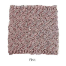 Fashion Winter Warm Collar Scarf Women Knitted Coarse Wool Collar Scarf (pink)