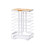 Stainless Steel Kitchen Knife Holder with MultiSlot Storage and Ventilated Drain Base 1