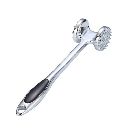 Meat Tenderizer Mallet with DualSided Surface and NonSlip Handle for Steak Poultry Beef