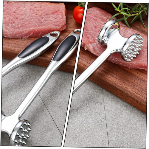 Meat Tenderizer Mallet with DualSided Surface and NonSlip Handle for Steak Poultry Beef 1