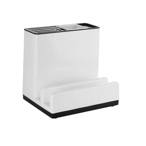 Universal Knife Block Kitchen Holder with MultiSlot Organization and Dry Storage Design