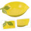 Ceramic Salad Bowl Lemon Shaped Fruit Serving Dish Durable Easy Clean Party Tableware Kitchen 3