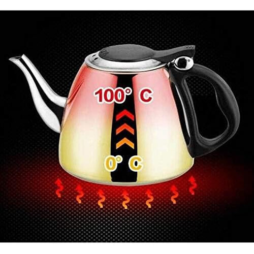 1.2L Stainless Steel Induction Kettle Rapid Heating Flat Bottom Water Pot for Kitchen 2
