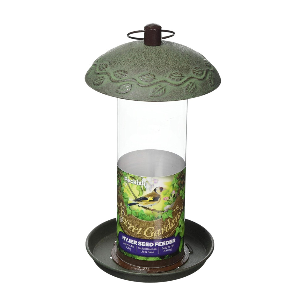Peckish Nyjer Seed Bird Feeder For Finches