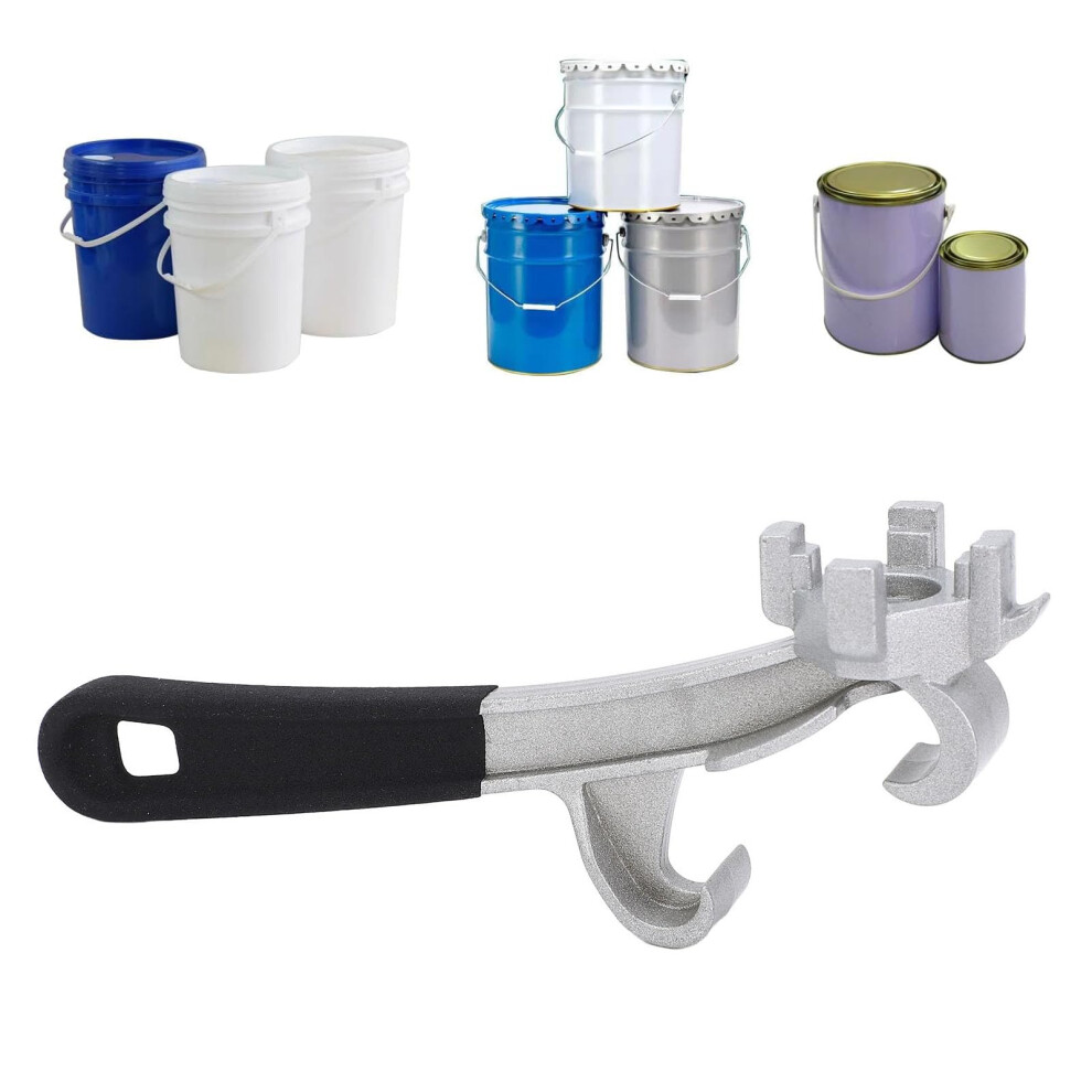 Bucket Lid Opener And Aluminum Drum Wrench, Multifunctional Tool For 5 Gallon Paint Can 9113335262751
