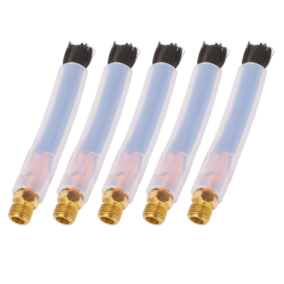 5Pcs Brass Fiber Weld Bead Cleaning Brushes M10 Seam Joint Cleaner 8041383112401