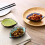 Ceramic Sauce Dish Sugar Bowl with Crackle Glaze for MultiPurpose Kitchen Use 2