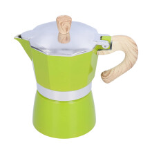 150ml Classic Italian Moka Pot Stovetop Espresso Maker for Gas Stove Cuban Coffee Green
