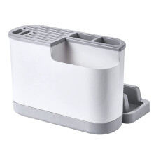 Kitchen Knife Holder Universal Detachable Rack Compact Organizer with Utensil Slots 27x20.7x19.2cm