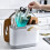 Kitchen Knife Holder with Cutting Board Rack, Detachable MultiSlot Storage Block, PP Plastic Organizer 5