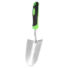 Garden Hand Shovel Stainless Steel Trowel with Ergonomic Grip for Digging Planting, Green