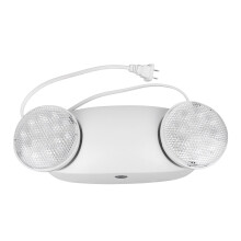 LED Emergency Light with Bright Illumination, Wall Mounted, Rechargeable Battery Backup 85265V US Plug