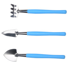 Mini Gardening Tool Set with AntiSkid Handles for Indoor Outdoor Planting and Weeding 3Pcs