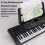 61 Key Electronic Keyboard with Stand, Multiple Timbres and Rhythms, Recording and Playback Functions 4