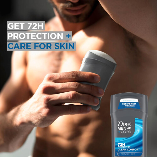 Dove Men+Care Deodorant Stick 4Count Clean Comfort 1