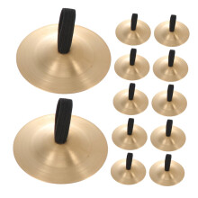 5cm Finger Cymbals Copper Tingsha with Bright Crisp Sound for Kids Preschool Music and Dance
