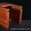 Ebony Wood Kitchen Knife Holder with Ventilated Design and Protective Silicone Base 4
