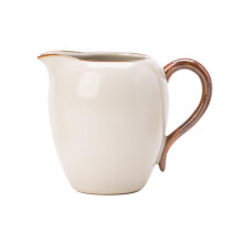 Ceramic Creamer Pitcher for Coffee and Tea, Compact Milk Jug for Kitchen and Versatile Serving