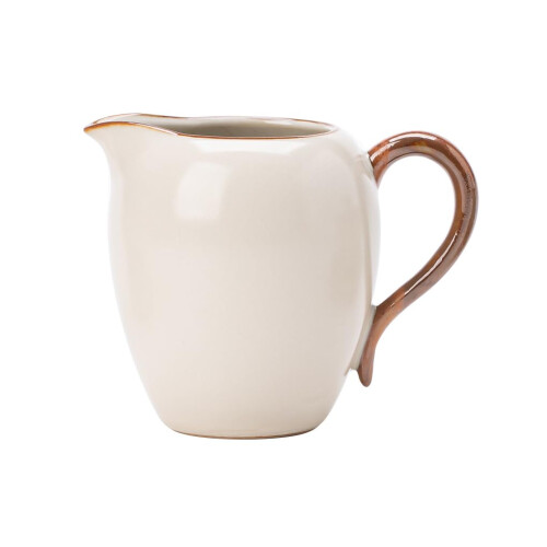 Ceramic Creamer Pitcher for Coffee and Tea, Compact Milk Jug for Kitchen and Versatile Serving
