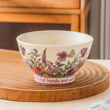 Porcelain Dinnerware Set 10pcs ChipResistant Elegant Ins Style Foot Ceramic Rice Bowls 5in