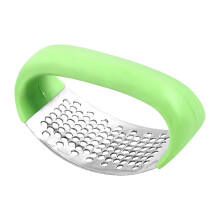 Garlic Press Stainless Steel Rocker Crusher for Ginger and Onion with Ergonomic NonSlip Handle