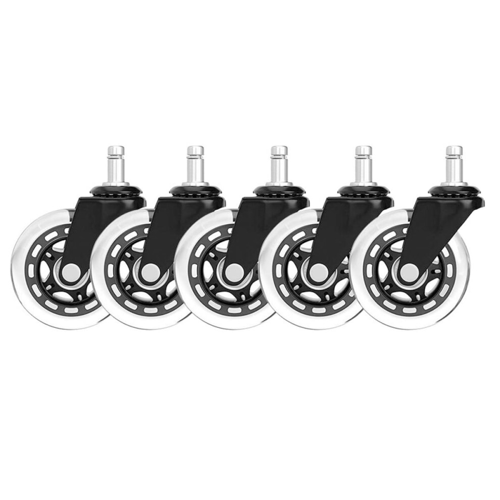 Office Chair Caster Wheels 5Pcs Heavy Duty Noscratch Smooth Rolling Replacement Casters 9113335241527