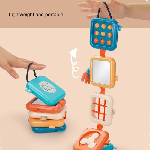 Interactive Baby Stacking Blocks Toy, 10x10x10.4cm Plastic 2