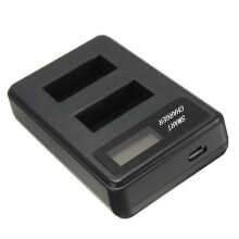 Tragbares LCD-Dual-Akku-Ladegerät für GoPro Hero 3 3+ AHDBT-201 AHDBT-301 Kamera