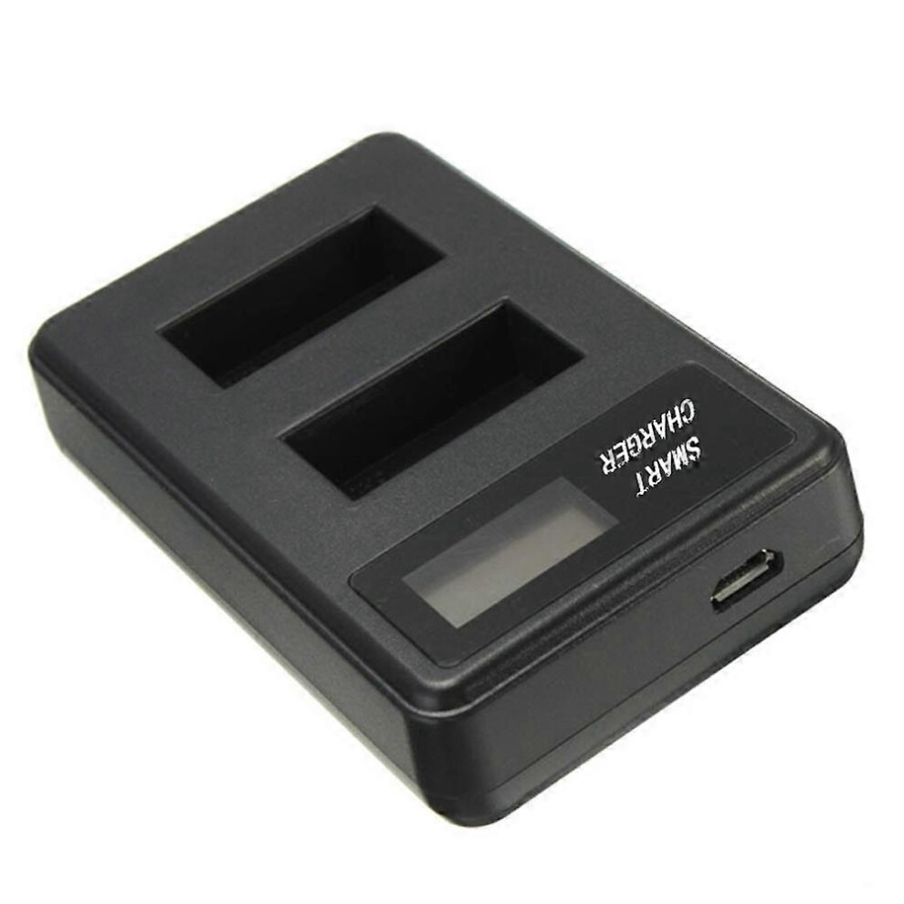 Portable Lcd Dual Battery Charger For Gopro Hero 3 3+ Ahdbt-201 Ahdbt-301 Camera 6935161616606