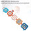 Interactive Baby Stacking Blocks Toy, 10x10x10.4cm Plastic 7
