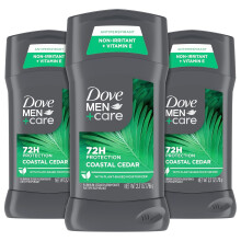 DOVE MEN + CARE Antiperpirant 3 Pack Coastal Cedar
