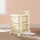 Plastic Storage Drawers on Wheels, 2Layer Multi Drawer Organizer with 360 Rotating Casters 3