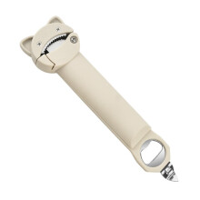 Telescopic Can Opener and Bottle Opener with Non‑Slip Grip, Compact Foldable Design for Camping