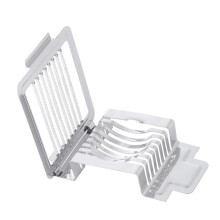 Stainless Steel Egg Slicer MultiPurpose Cutter for Eggs Vegetables Fruits Easy Clean Kitchen Tool