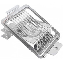 2 in 1 Stainless Steel Egg Slicer and Wedger for Hard Boiled Eggs with Precision Cutting