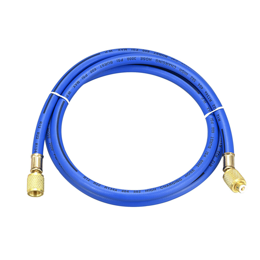 Refrigerant Charging Hose 1/4 Sae 4.92Ft 600 Psi Leakproof Flexible Hvac Hose For Ac Refrigeration 9070919344411