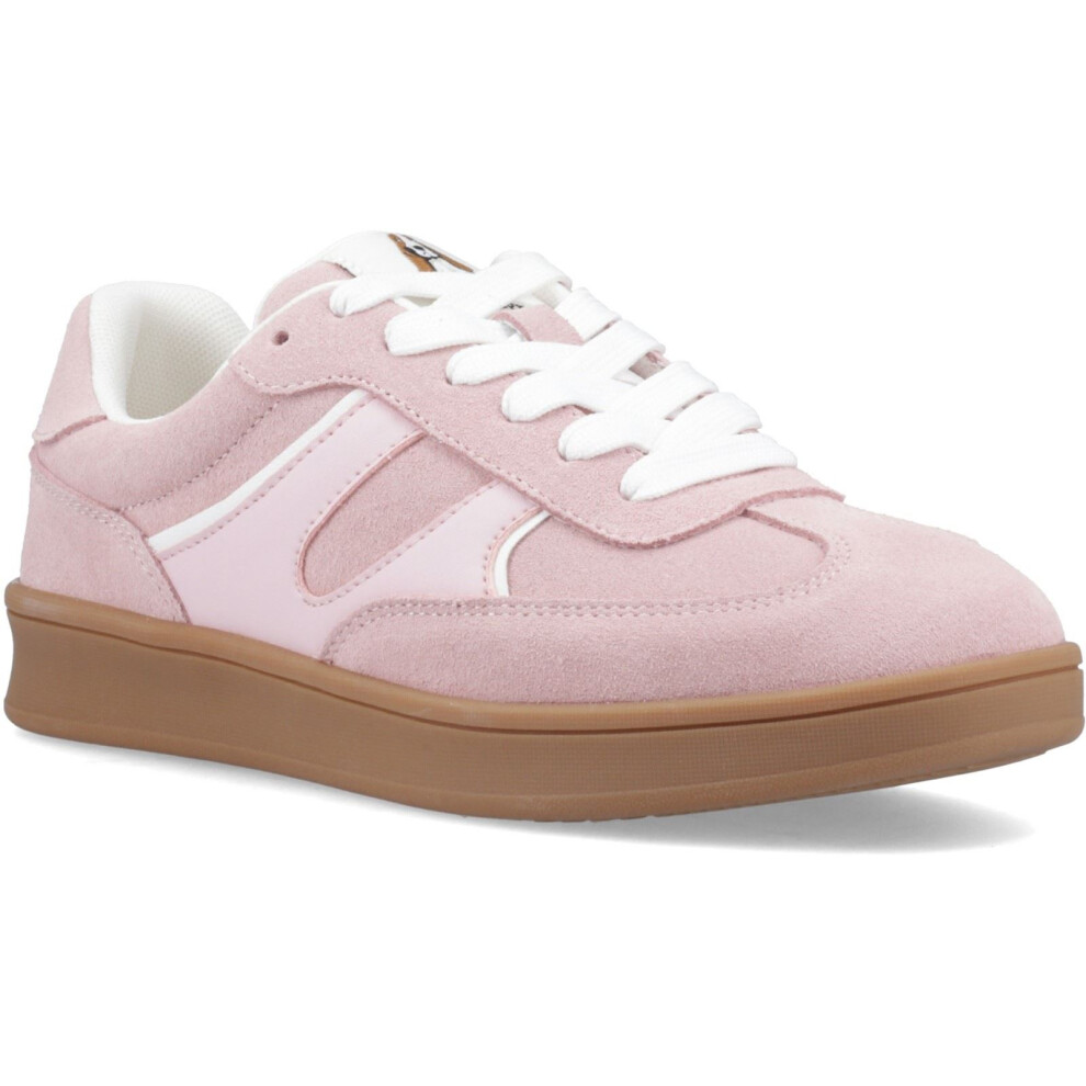 Hush Puppies (, ) Maura Suede Women's Pink Trainers