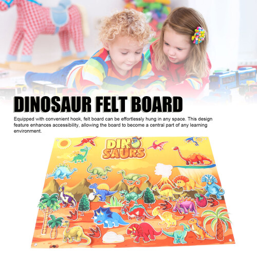 Dinosaur Felt Board Stories Set – 37 Felt Pieces for Preschool Learning 1