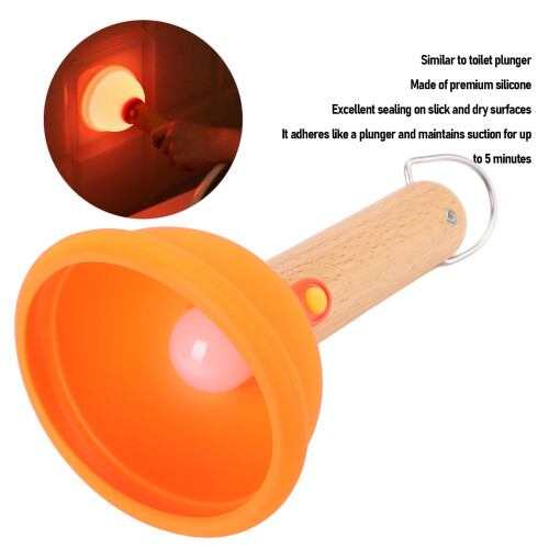 Pömpel-Nachtlicht 1200 mAh Silikon-Eiche 16h-56h 2